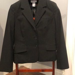 *Final Price* Black blazer with black pinstripes